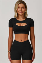 The Lavish Cut-out Crop Top