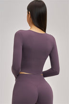 The Swoon Long Sleeve Crop top
