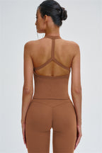 The Slate Y-Back Top