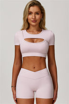 The Lavish Cut-out Crop Top