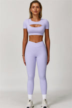 The Lavish Cut-out Crop Top