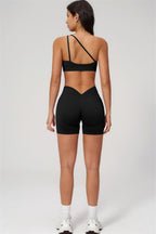 The Empower One-Shoulder Sports Bra