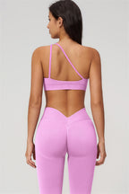 The Empower One-Shoulder Sports Bra