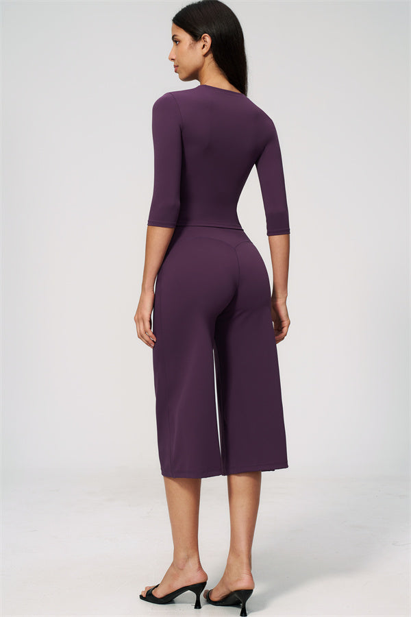 The Natalia Half-Sleeve Top