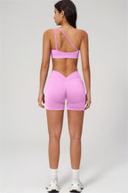 The Empower One-Shoulder Sports Bra