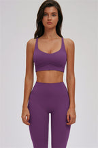 The Kinetic Cross Back Sports Bra