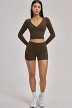 The Swoon Long Sleeve Crop top