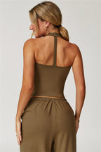 The Sprint Halter Tank Top