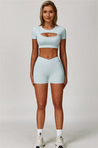 The Lavish Cut-out Crop Top