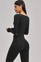 The Swoon Long Sleeve Crop top