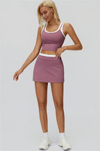 The Canyon Crop Tank Skirt 2-Piece Set
