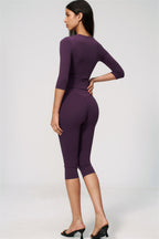 The Natalia Half-Sleeve Top