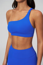 The Empower One-Shoulder Sports Bra