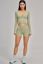 The Swoon Long Sleeve Crop top