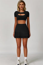 The Lavish Cut-out Crop Top