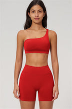 The Empower One-Shoulder Sports Bra