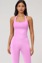 The Empower Halter Crop Top