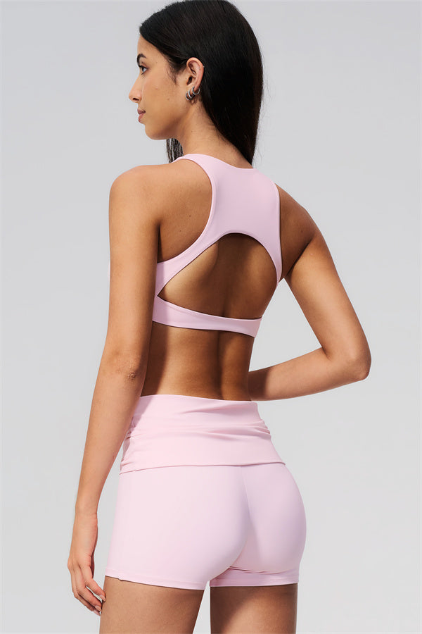 The Twirl Open Back Sports Bra