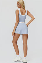 The Canyon Crop Tank Skirt 2-Piece Set