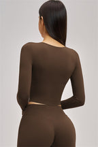 The Swoon Long Sleeve Crop top