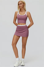 The Canyon Crop Tank Skirt 2-Piece Set