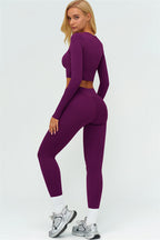 The Lushness Long Sleeve Crop top