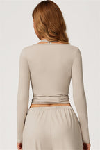 The Sprint Long Sleeve Crop Top