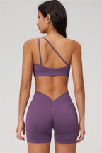 The Empower One-Shoulder Sports Bra