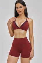 The Seraphine Layered V Sports Bra
