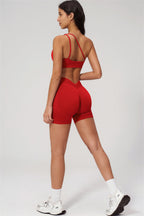 The Empower One-Shoulder Sports Bra
