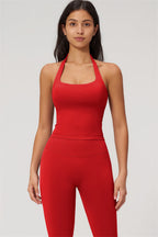 The Empower Halter Crop Top