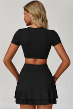 The Lavish Cut-out Crop Top