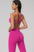 The Bold Cross Back Sports Bra