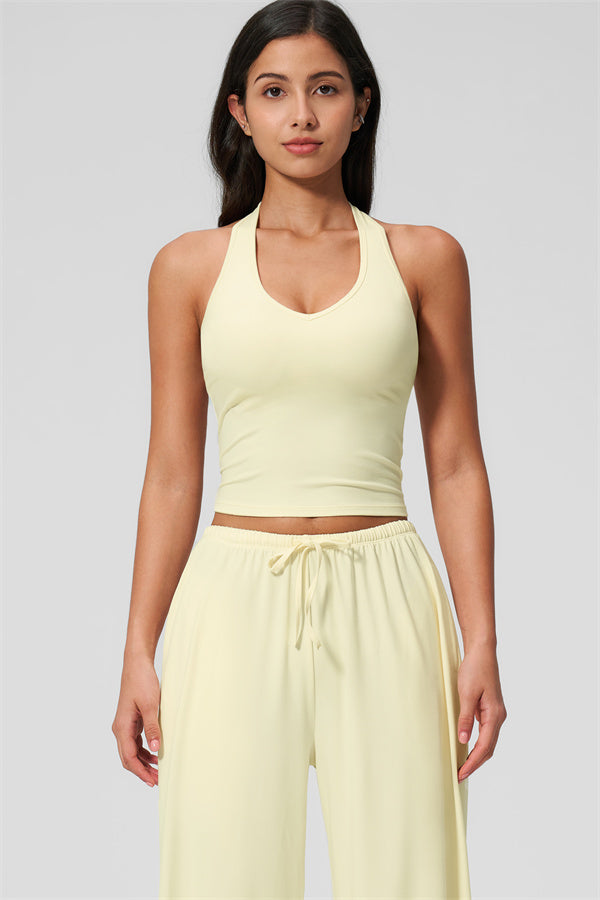 The Sprint Halter Tank Top
