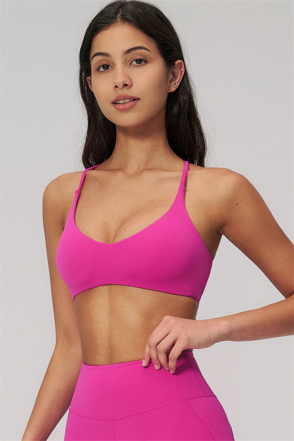 The Bold Cross Back Sports Bra
