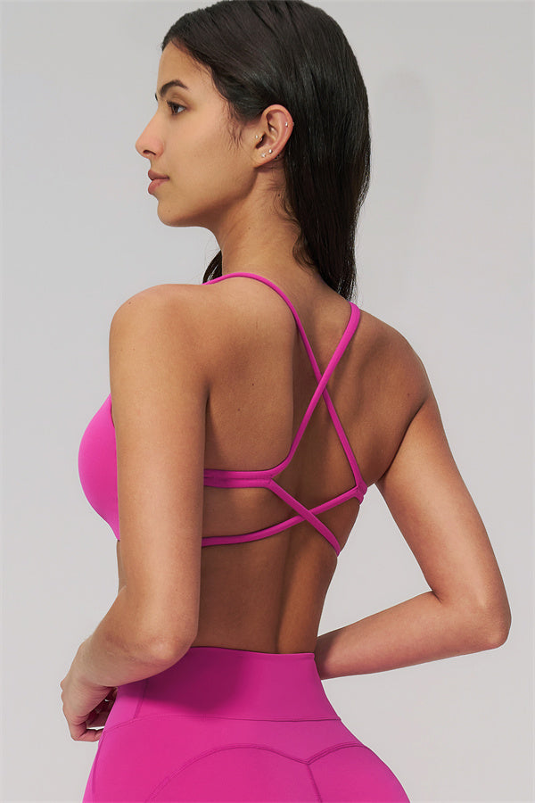 The Bold Cross Back Sports Bra