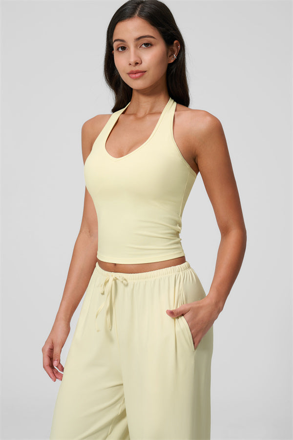 The Sprint Halter Tank Top