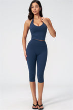 The Twirl Halter Tank Top