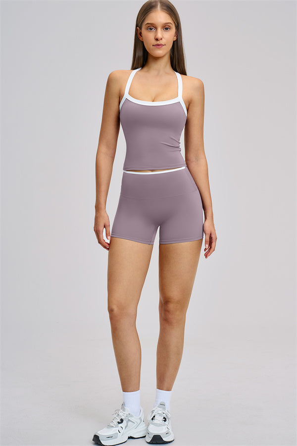 The Quest Cross Back Crop Top