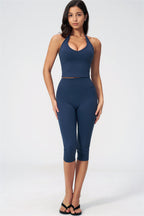 The Twirl Halter Tank Top