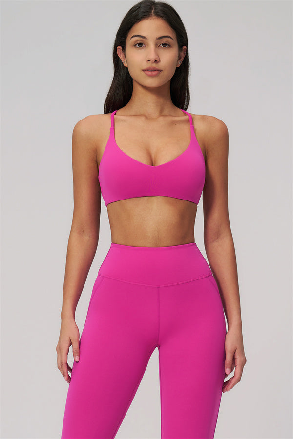 The Bold Cross Back Sports Bra