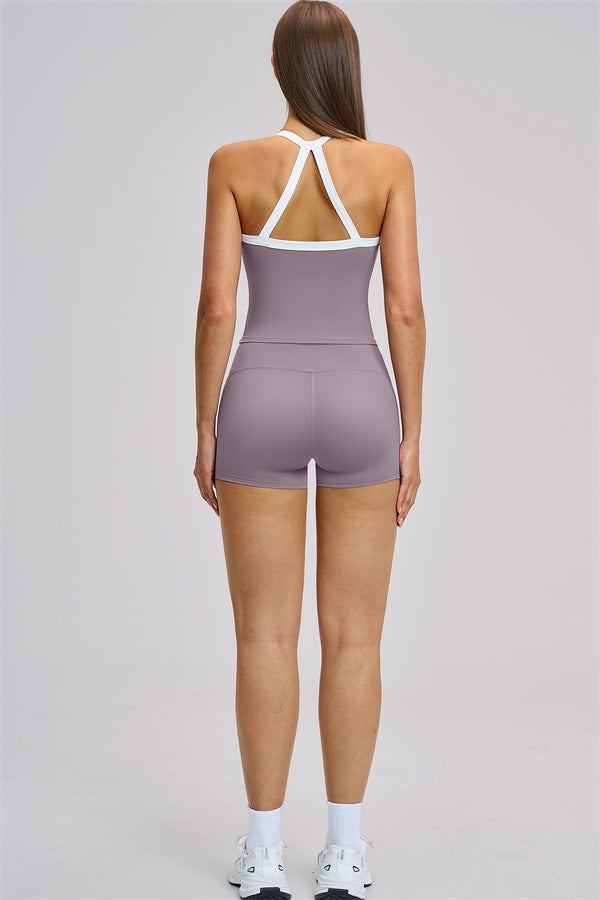 The Quest Cross Back Crop Top