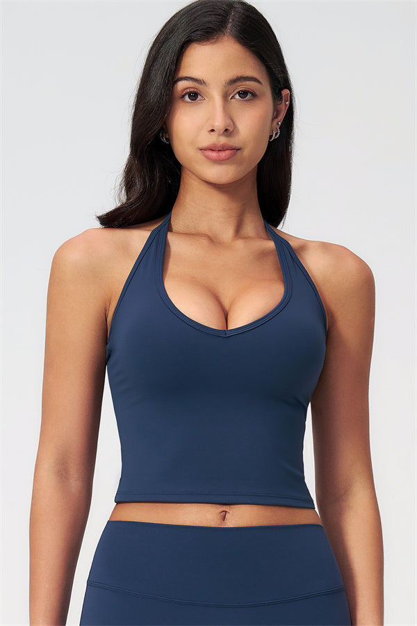 The Twirl Halter Tank Top