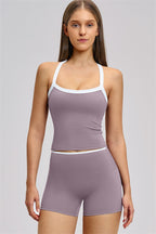 The Quest Cross Back Crop Top