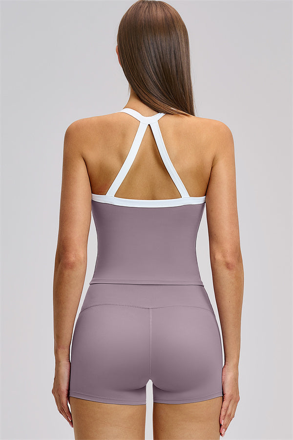 The Quest Cross Back Crop Top