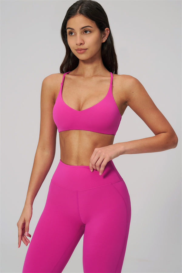 The Bold Cross Back Sports Bra