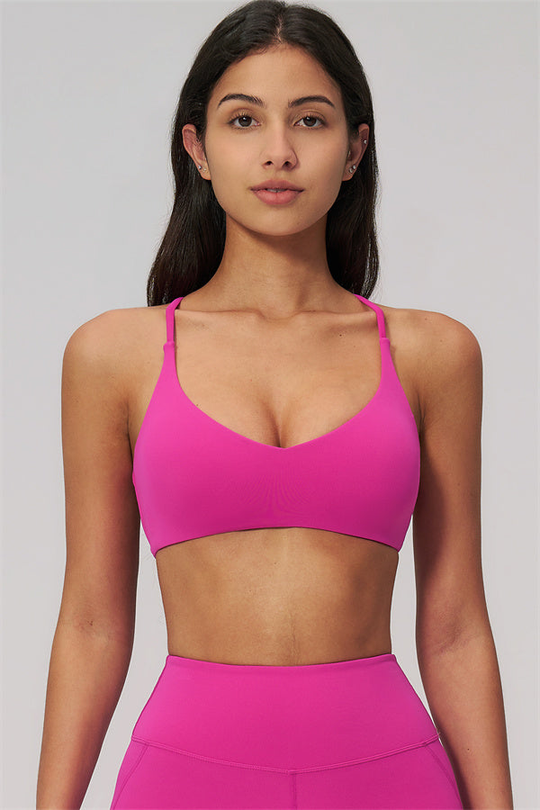The Bold Cross Back Sports Bra