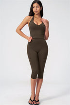 The Twirl Halter Tank Top
