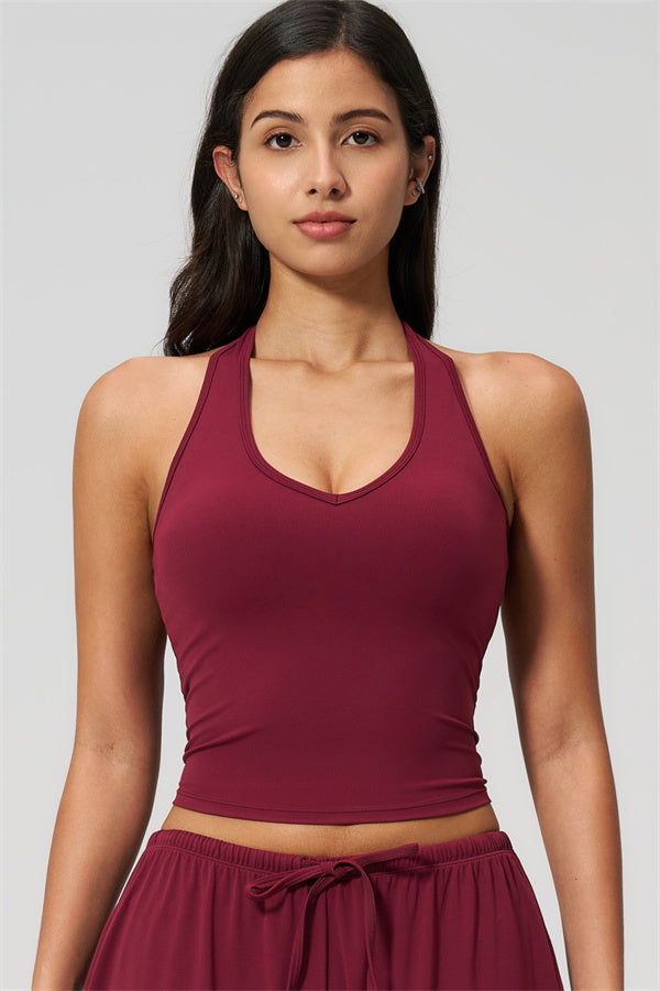The Sprint Halter Tank Top
