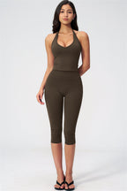 The Twirl Halter Tank Top